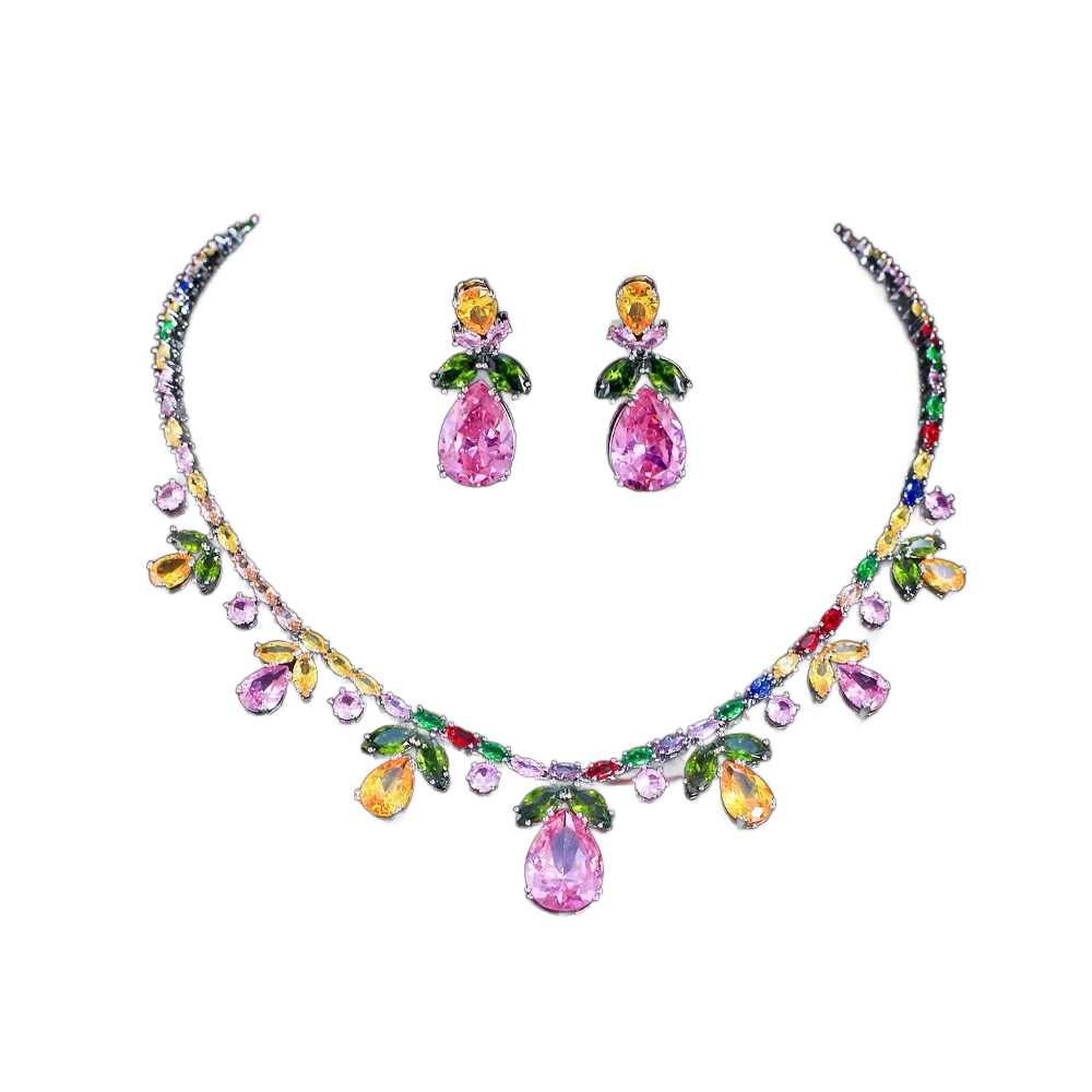Flower-Shaped Jewelry for Weddings and Parties