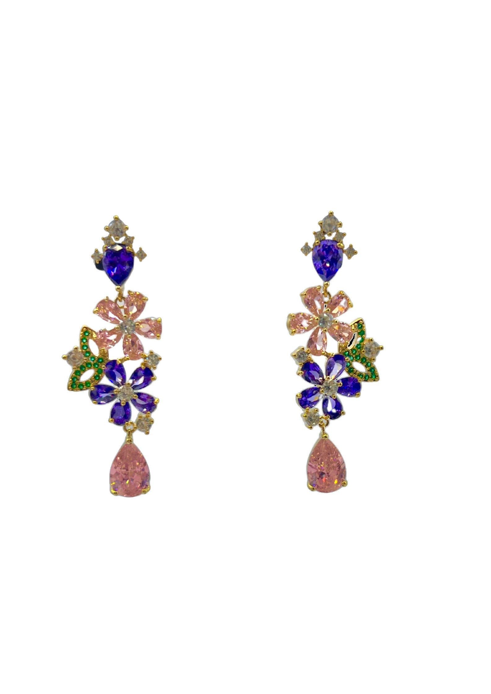 Blooming Sonata Floral Drop Earrings
