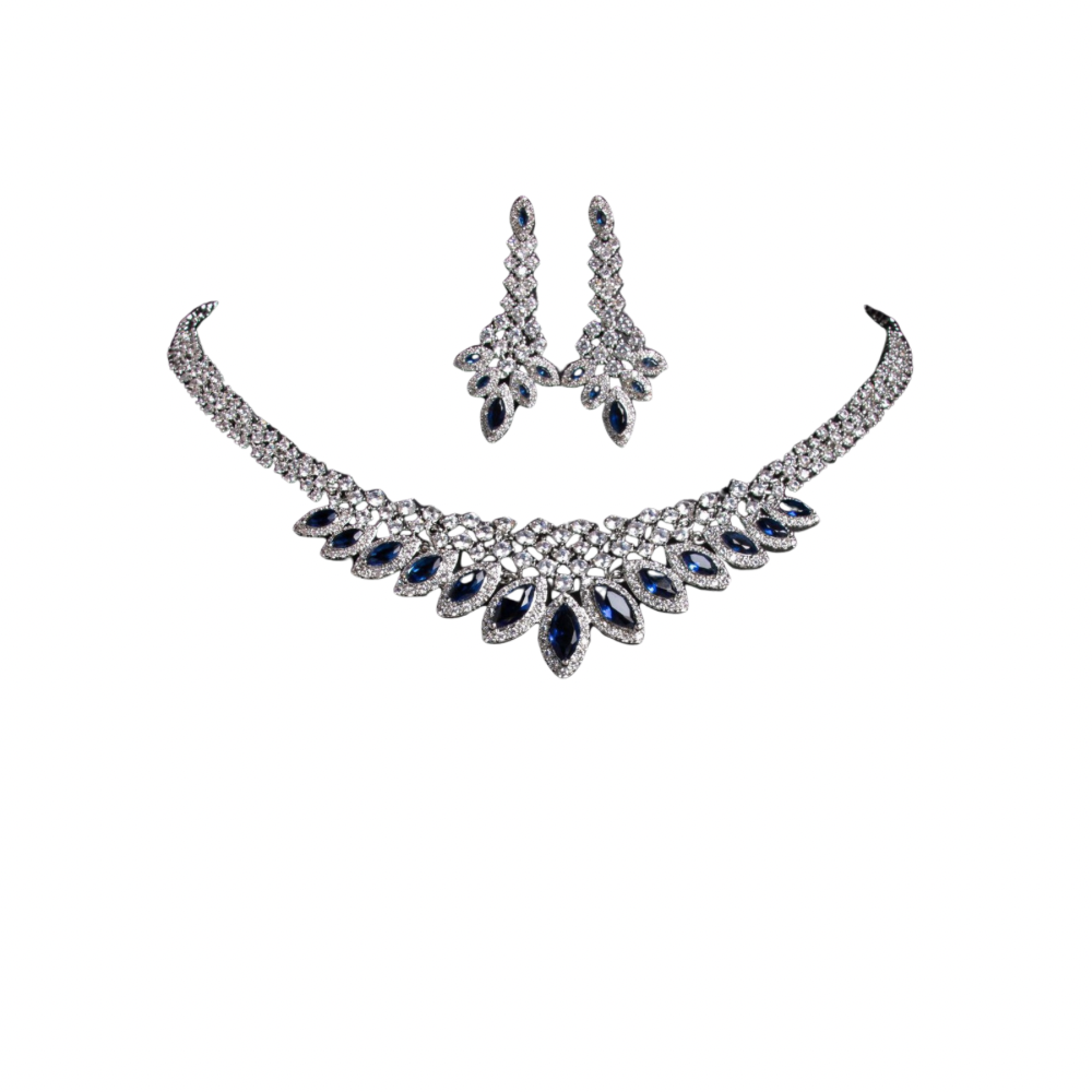 Versatile Niche Design Zircon Simple Earrings Two-Piece Set