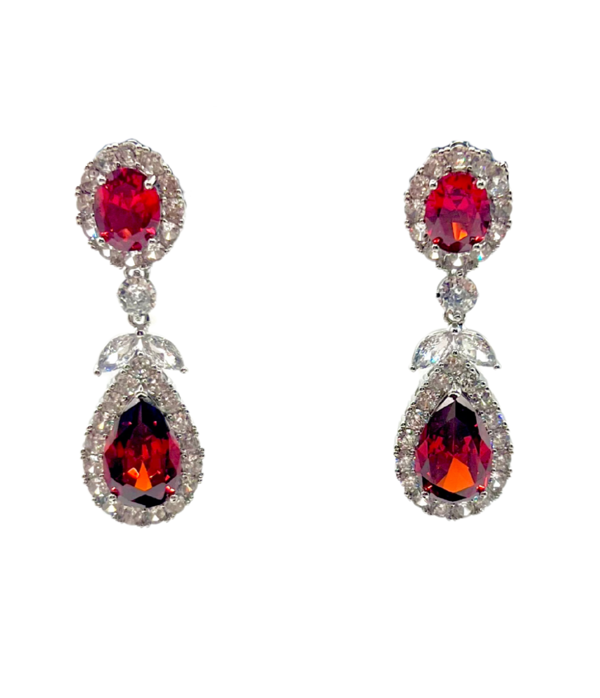 Scarlet Grace Deep red pendant