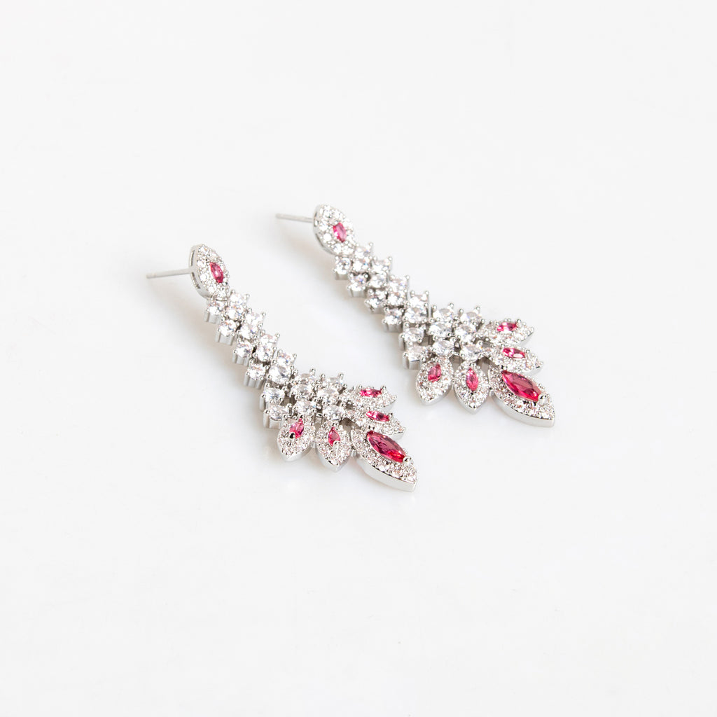 Versatile Niche Design Zircon Simple Earrings Two-Piece Set