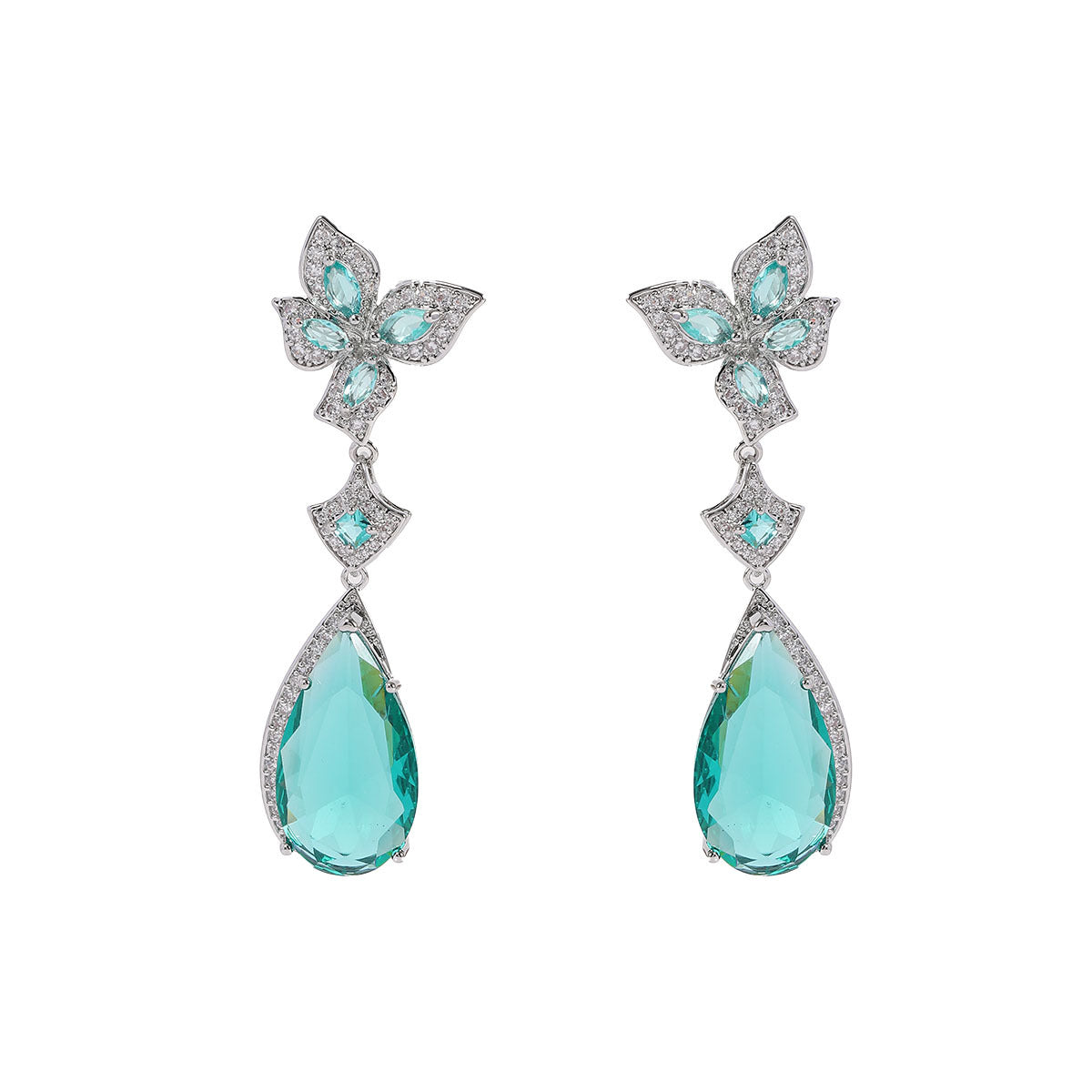 Floral Design Light Luxury Fashion Design High-end Earrings for Women