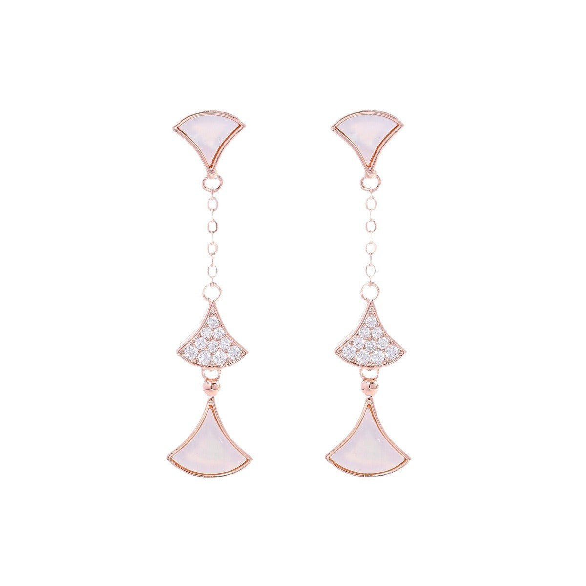 Lueur de Paris – Light Luxury Drop Earrings with Artistic Elegance