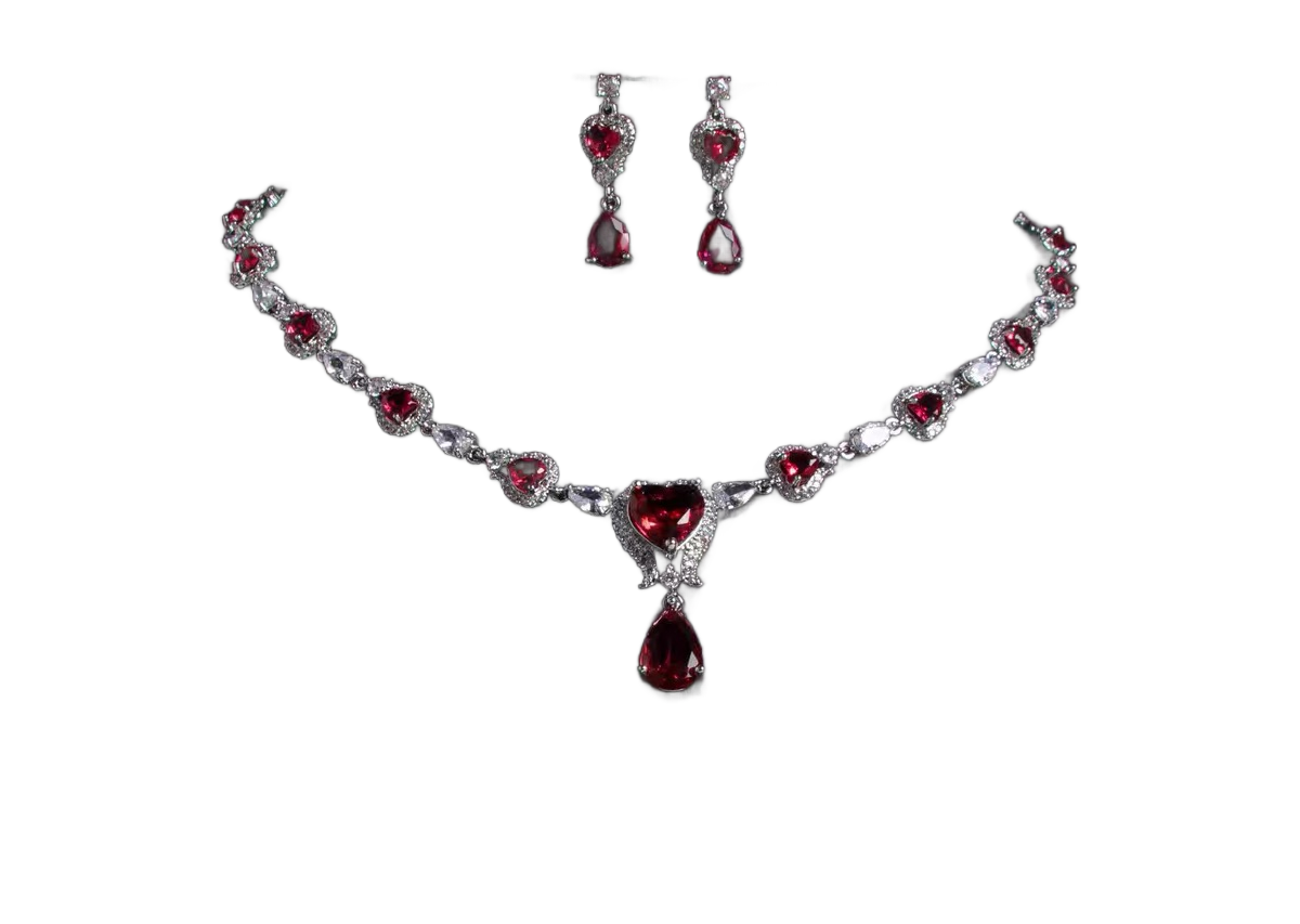Sparkling Love Necklace for Prom and Events