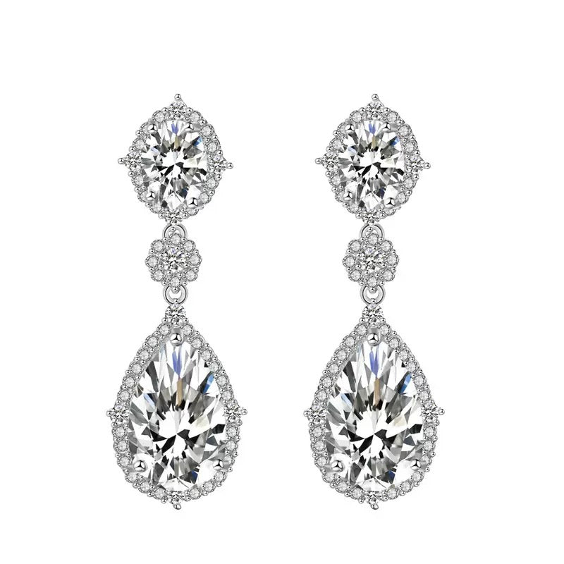 Aurora Grace Teardrop Starlight Earrings