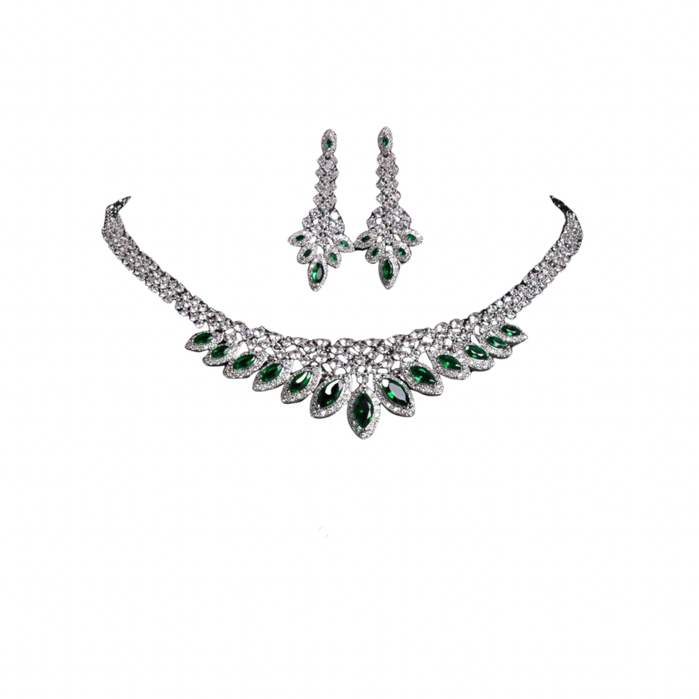 Versatile Niche Design Zircon Simple Earrings Two-Piece Set