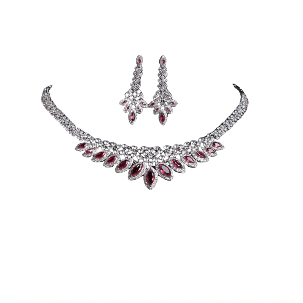 Versatile Niche Design Zircon Simple Earrings Two-Piece Set