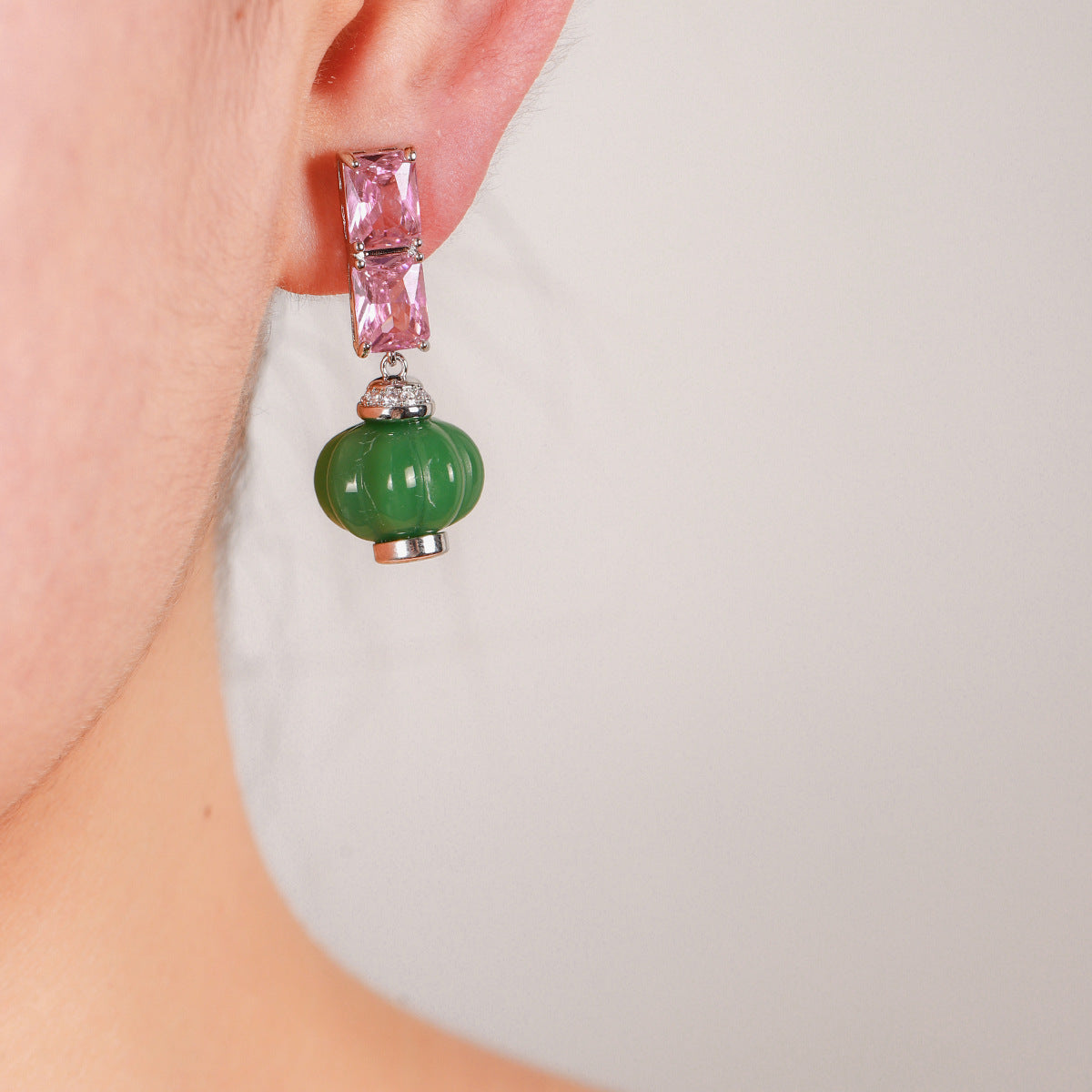 Lantern Whispers – Ethnic-Inspired Earrings in Luxe Silver Tones