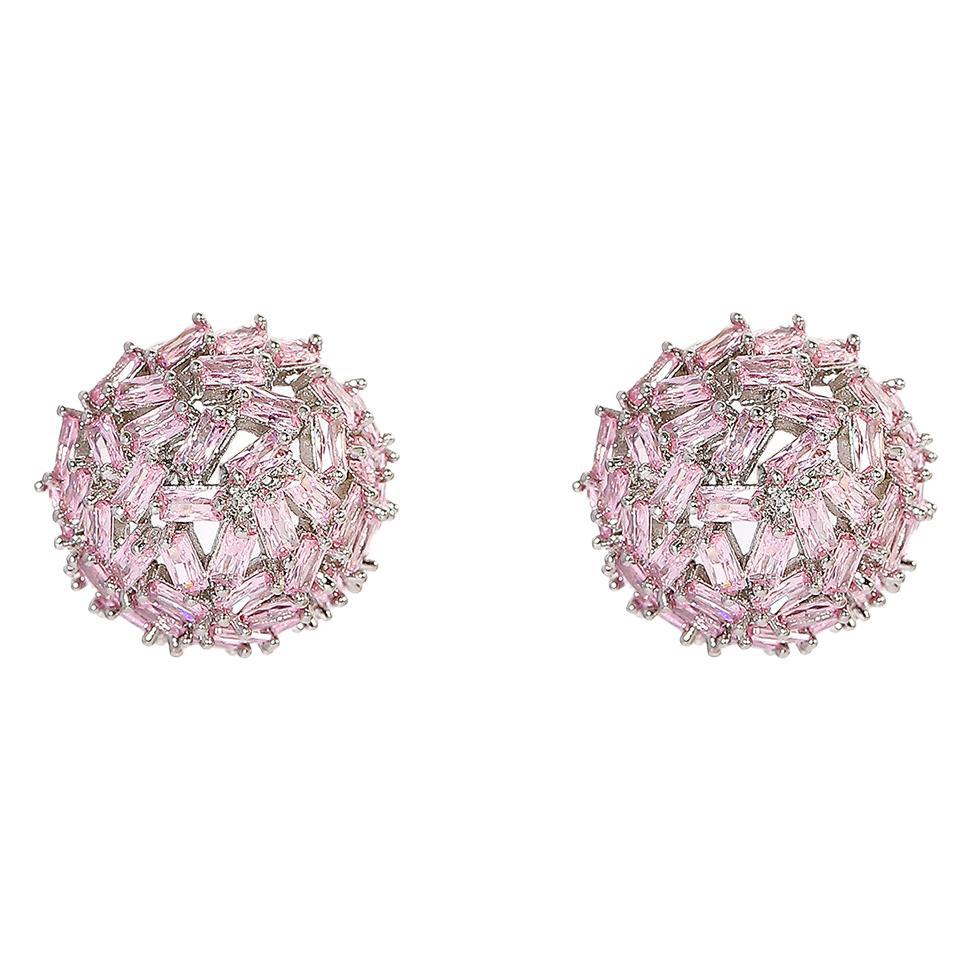 Hydrangea Flower High-Grade Light Luxury Earrings